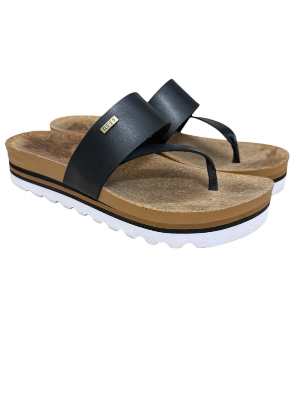 Reef Cushion Sol Hi Wedge Thong Platform Sandal Women's Size 11